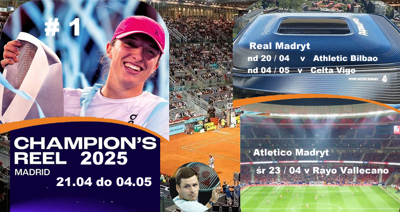 Tenis w Madrycie 2025 WTA i ATP wyjazdy | BP Gryf